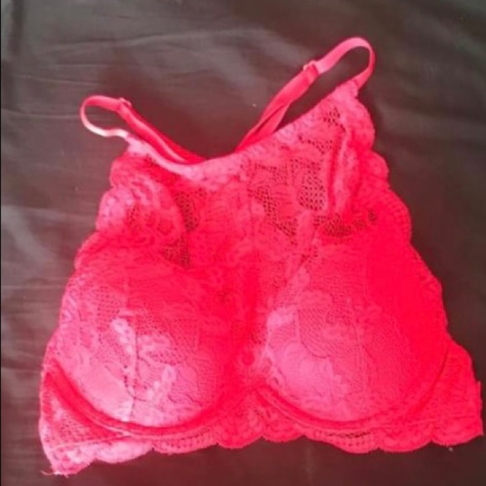 La SENZA lace high neck halter